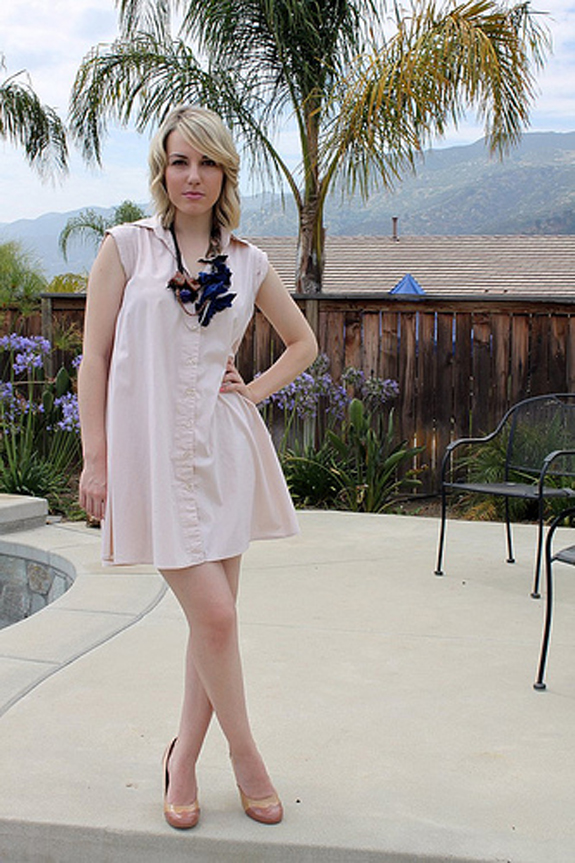 Krystalrae Necklace on Blogger Emily Fontaine - Image 2 of 3