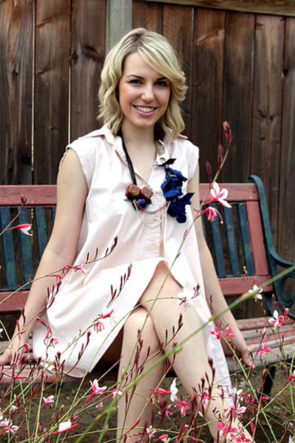 Krystalrae Necklace on Blogger Emily Fontaine - Image 3 of 3